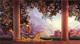Maxfield Parrish Canvas Paintings - daybreak